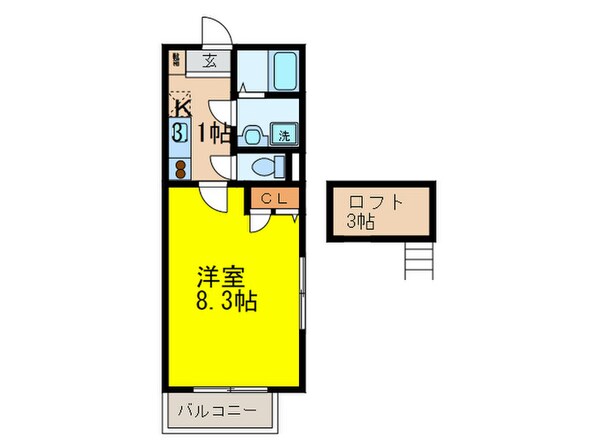 グリ－ンヒル草野の物件間取画像